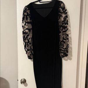 Frank Lyman velvet cocktail dress